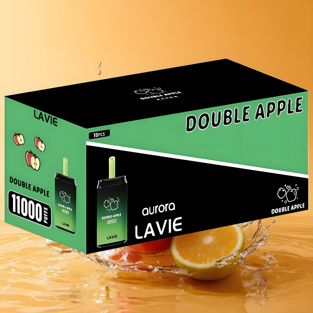 LAVIE Aurora 11000 Puffs Dobozos Elfogyasztható Dupla Alma Nagykereskedés Magyarország