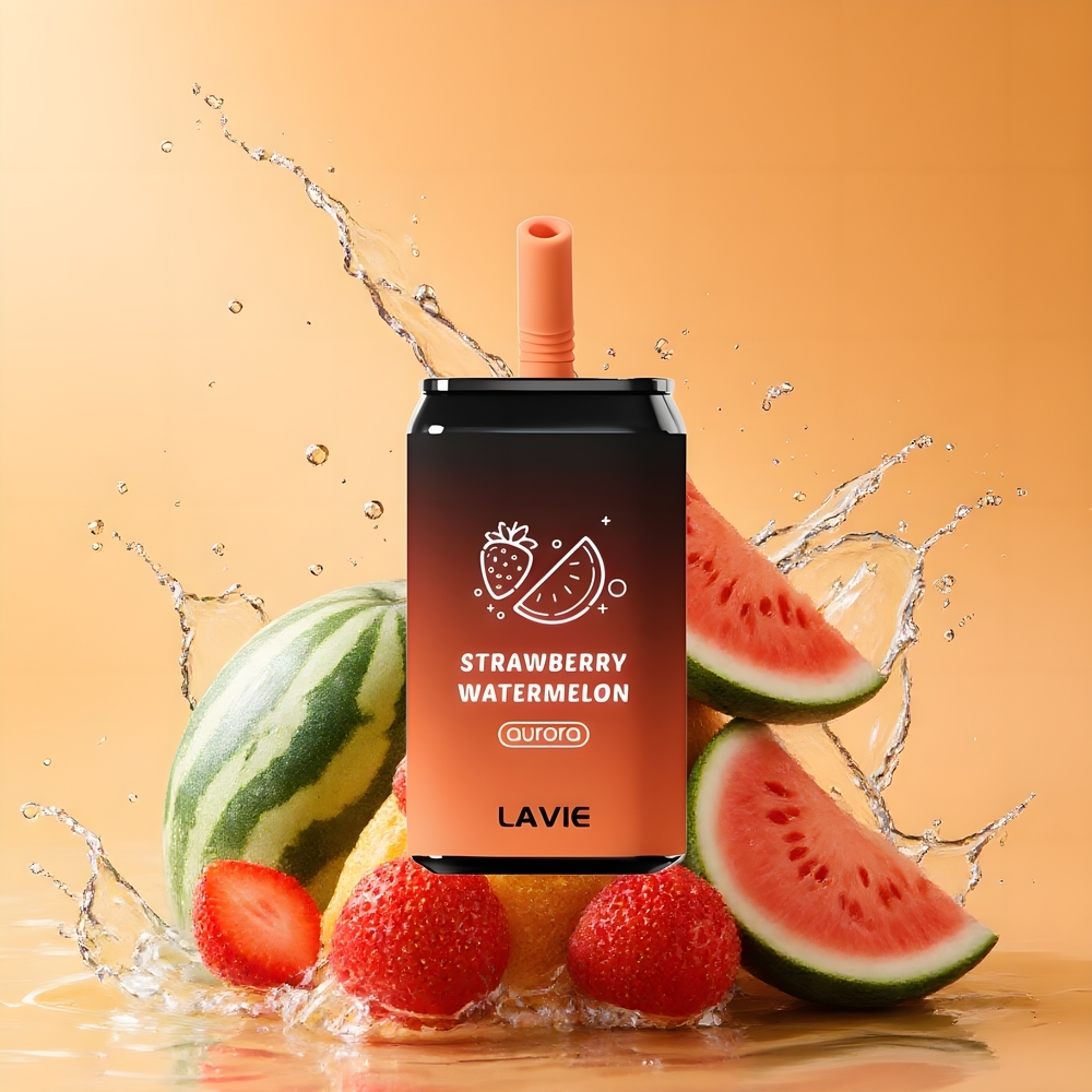 LAVIE Aurora 11000 Puffs Eper-Görögdinnye Nagykereskedés Magyarország Rechargeable Type C