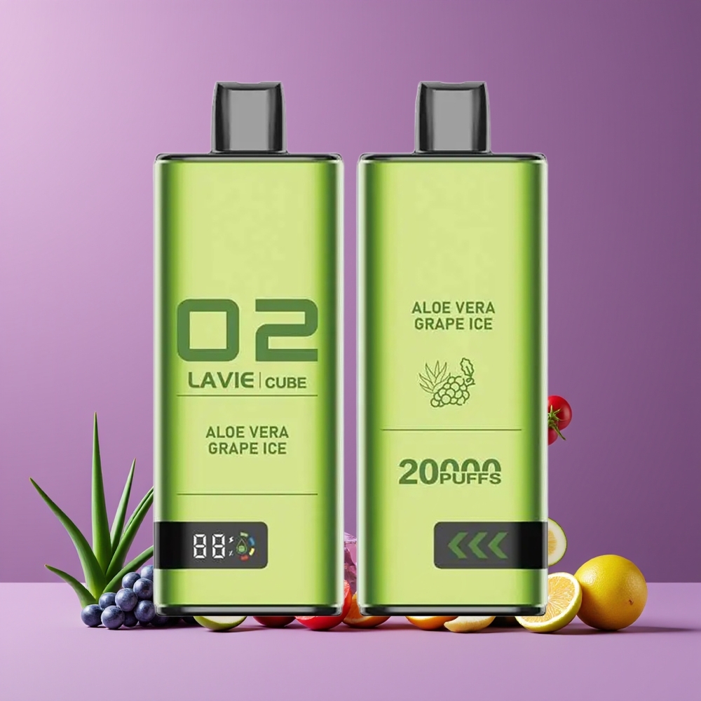 Lavie Cube 20000 Puffs 600mAh Type C Nagykereskedés Magyarország Aloe Vera Jégbor