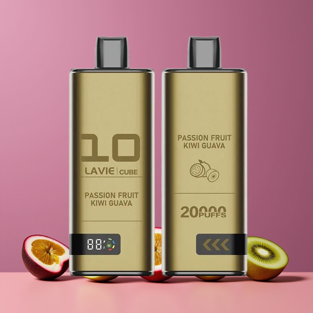 Lavie Cube 20000 Puffs Type C Nagykereskedés Magyarország Sárkánygyümölcs Kiwi Guava
