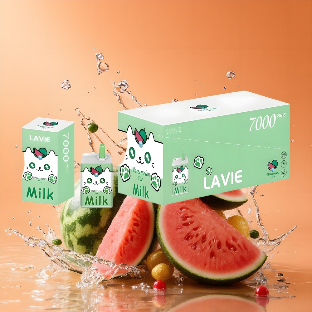 LAVIE Milk 7000 Puffs 16ML Nagykereskedés Magyarország Görögdinnye Jég