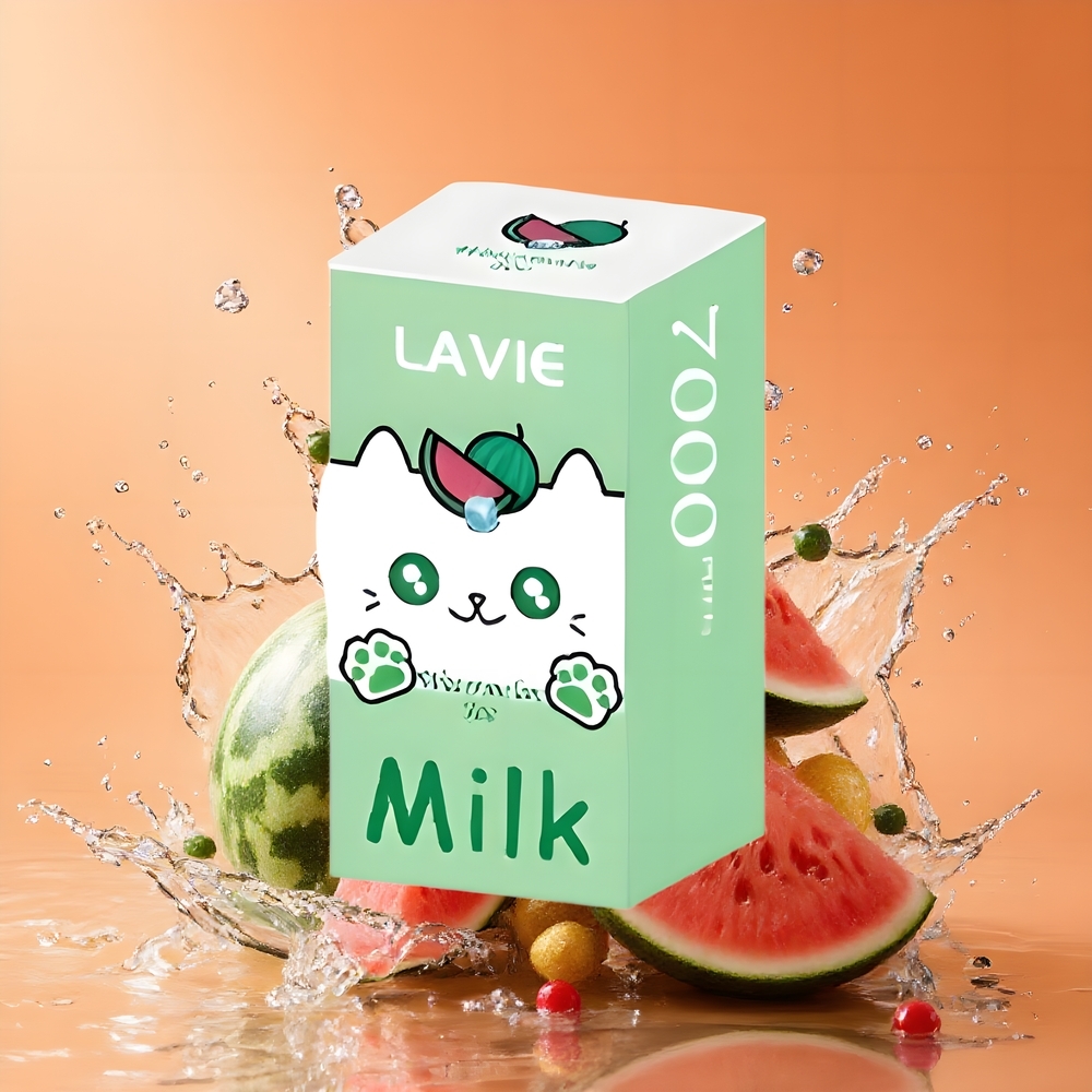 LAVIE Milk 7000 Puffs 16ML Nagykereskedés Magyarország Görögdinnye Jég