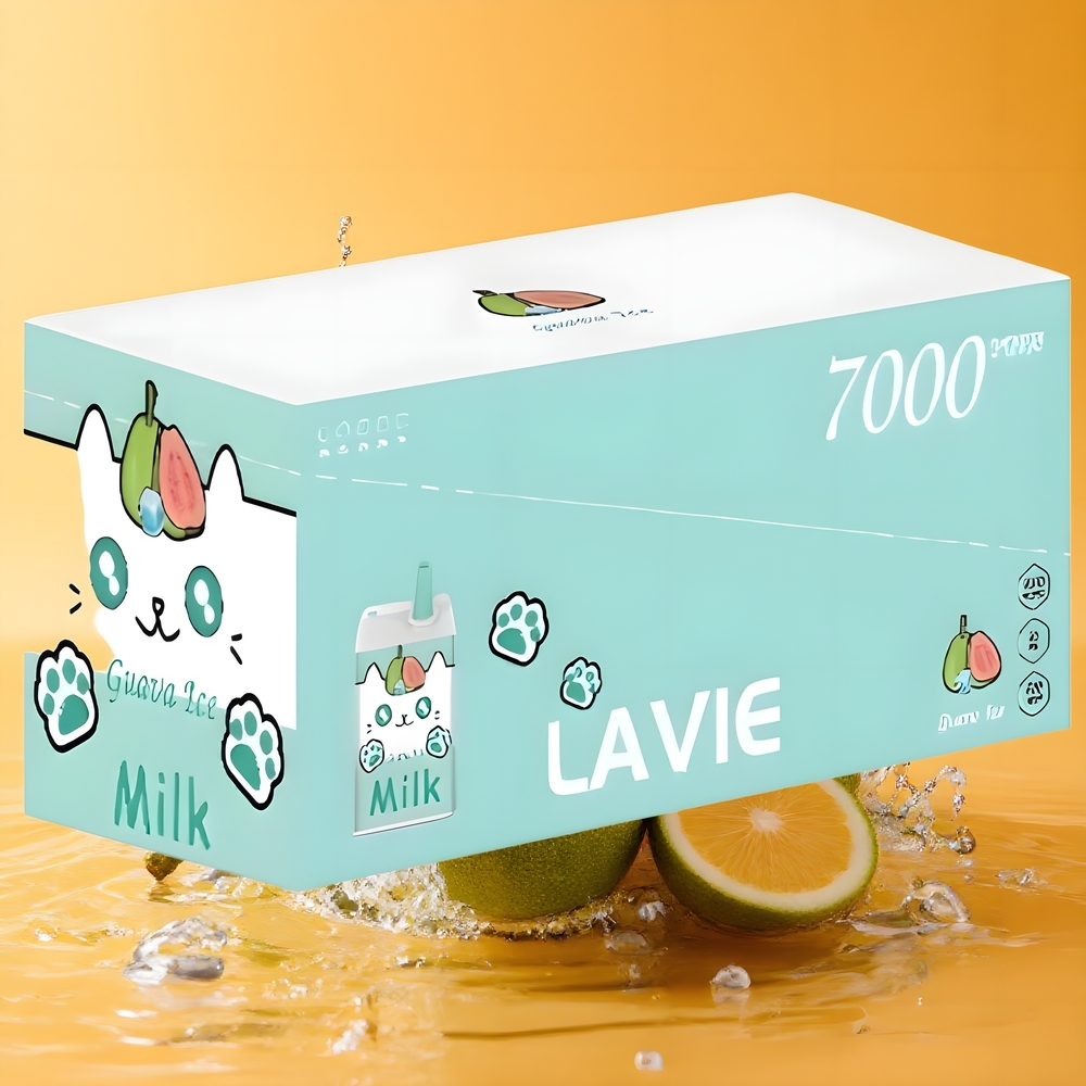 LAVIE Milk 7000 Puffs 16ML Nagykereskedés Magyarország Guava Jég