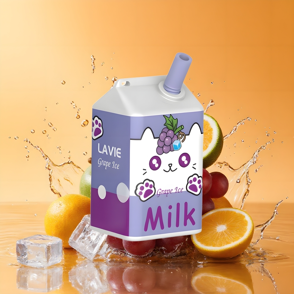 LAVIE Milk 7000 Puffs Nagykereskedés Magyarország 16ML Jégszőlő Eldobható Vape
