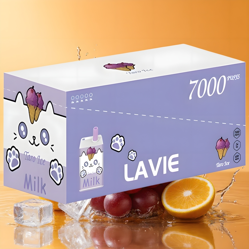 LAVIE Milk 7000 Puffs Nagykereskedés Magyarország 16ML Jégszőlő Eldobható Vape
