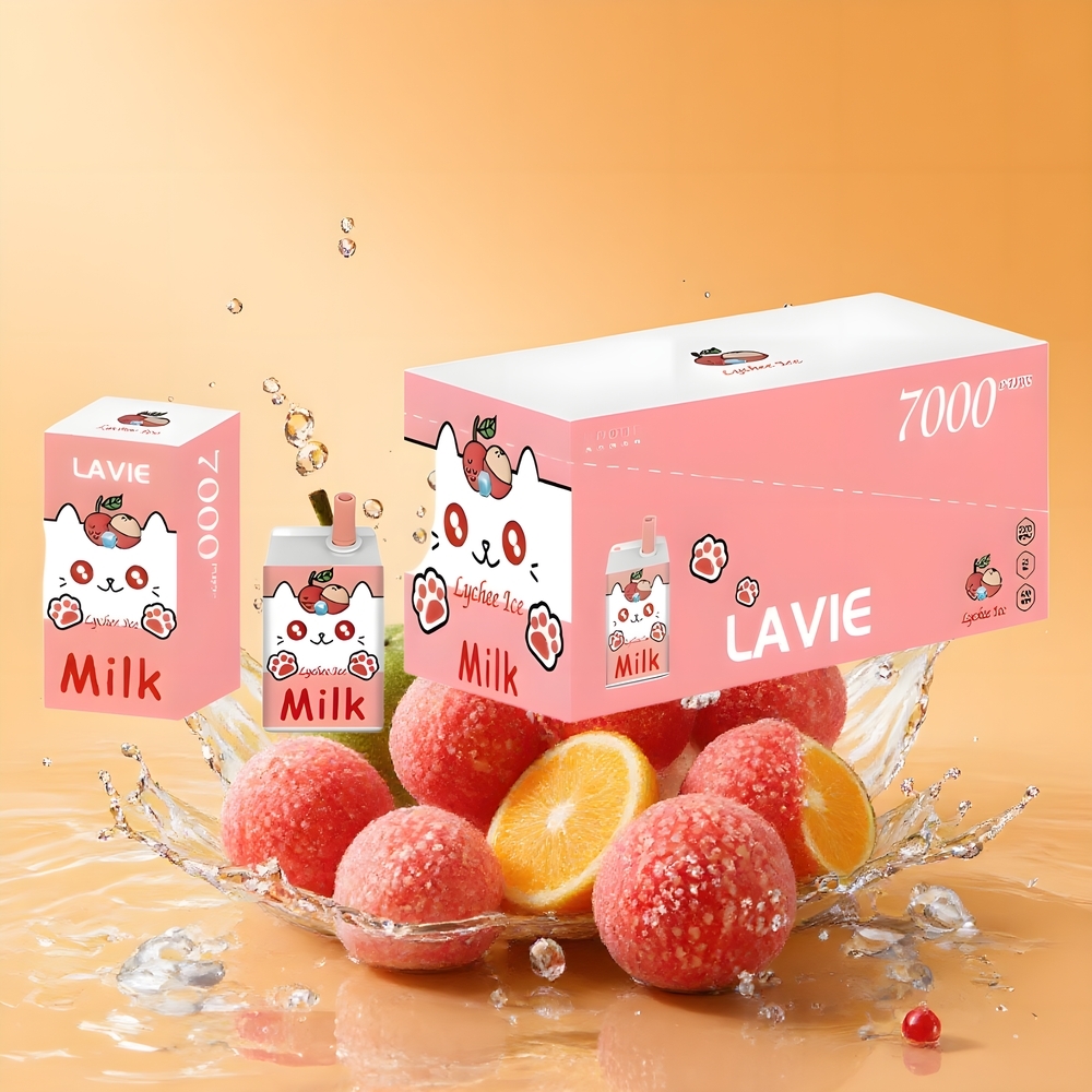 LAVIE Milk 7000 Puffs Nagykereskedés Magyarország 16ML Lychee Jég