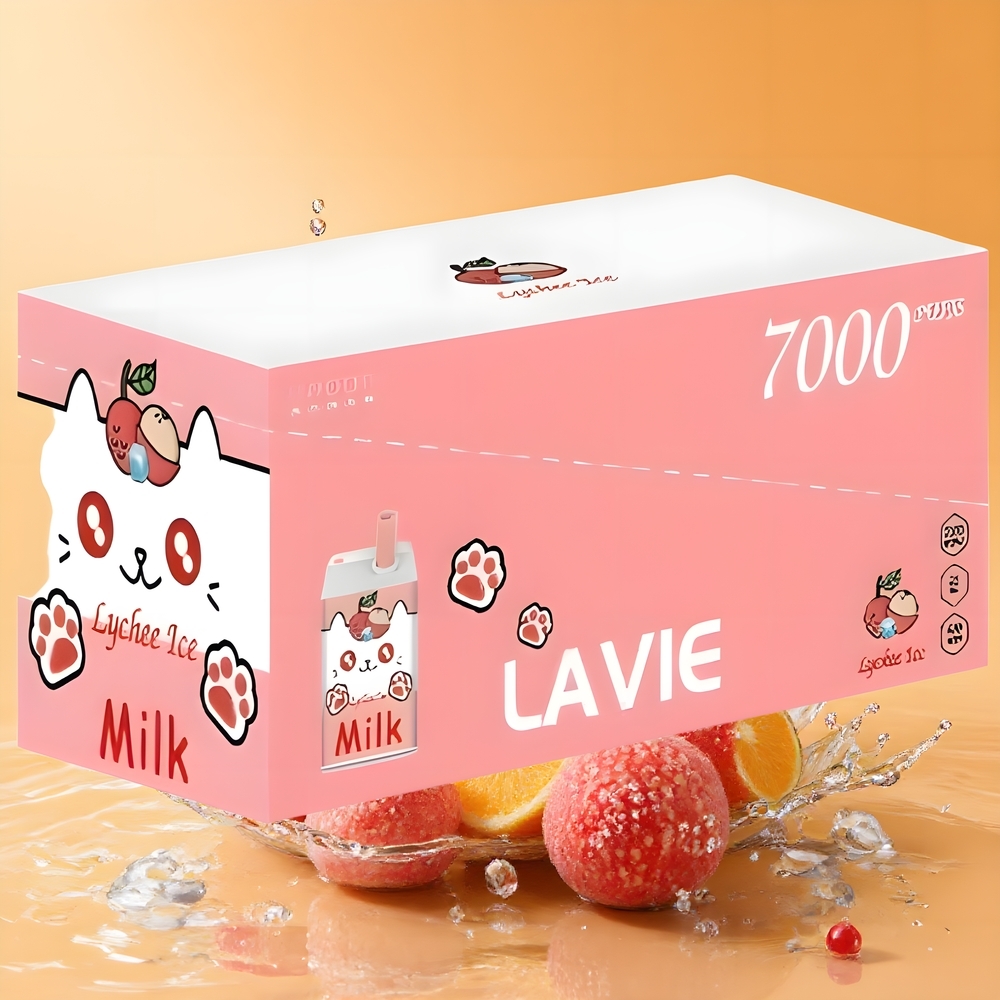 LAVIE Milk 7000 Puffs Nagykereskedés Magyarország 16ML Lychee Jég