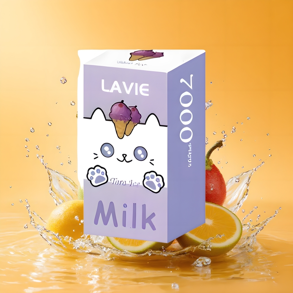 LAVIE Milk 7000 Puffs Télifű Nagykereskedés Magyarország 16ML Taro Jég
