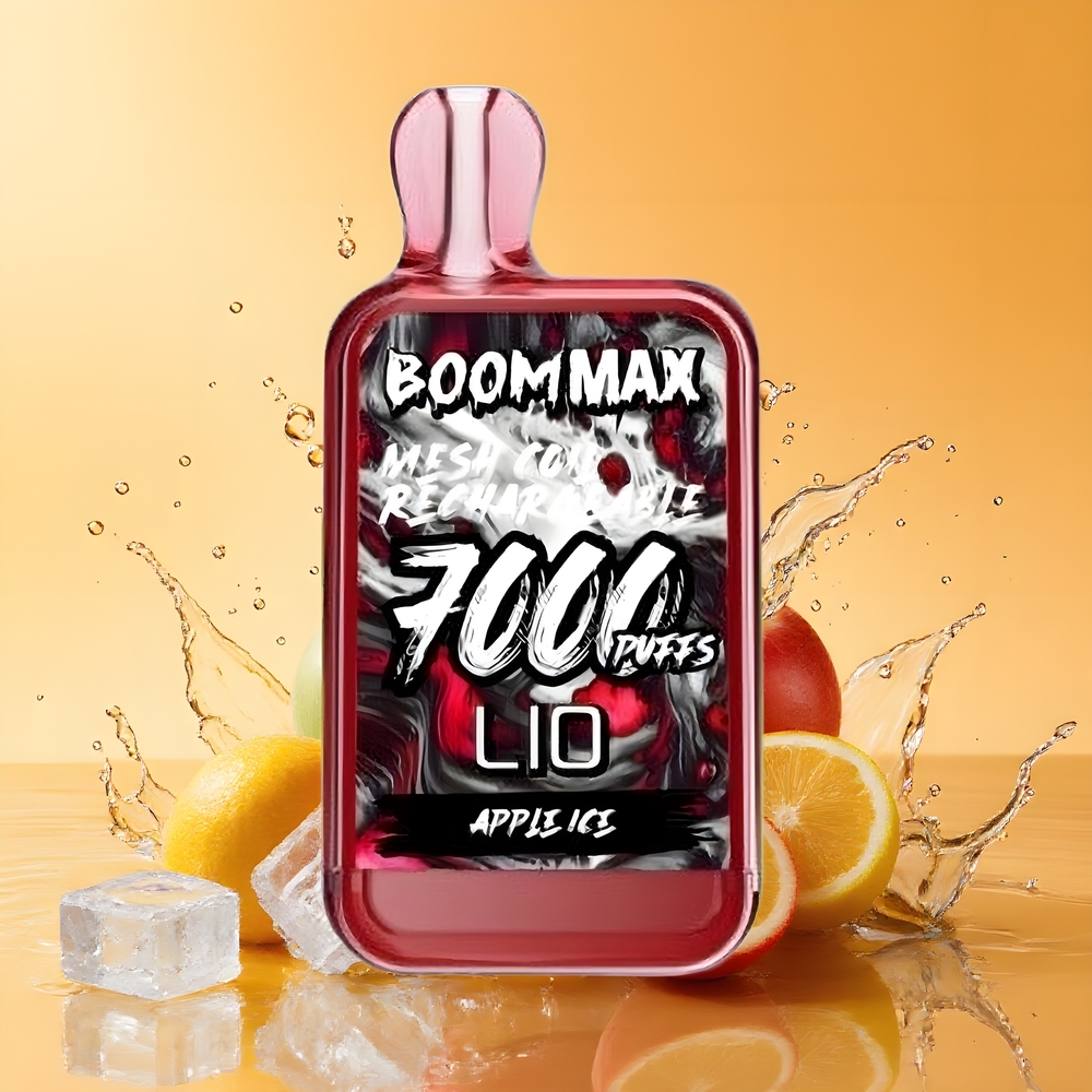 LIO Boom MAX 7000 Nagykereskedés Magyarország 15ml Alma Jég Eldobható vape