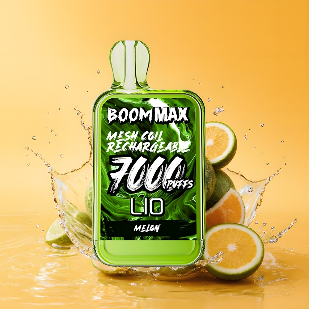 LIO Boom MAX 7000 Puffs Nagykereskedés Magyarország 15ml Málnás Eldobható Vape