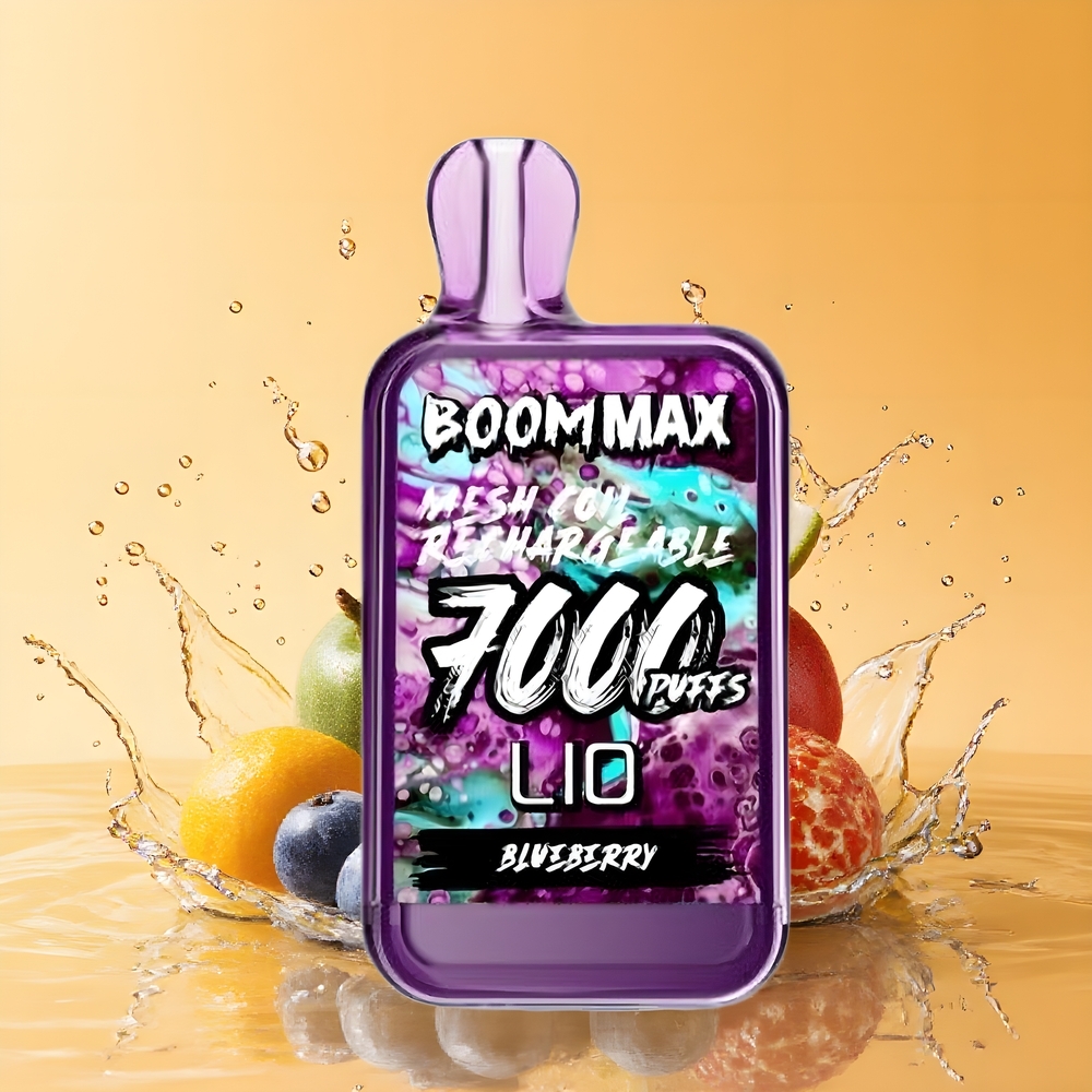 LIO Boom MAX 7000 Puffs Nagykereskedés Magyarország 15ml Áfonya Eldobható Vape