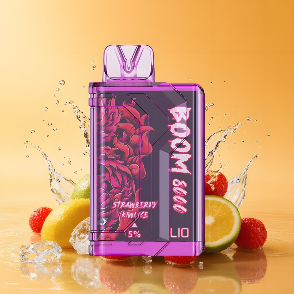 LIO Boom PRO 8000 Puffs 15ml Eper-Kivi Jég Nagykereskedés Magyarország