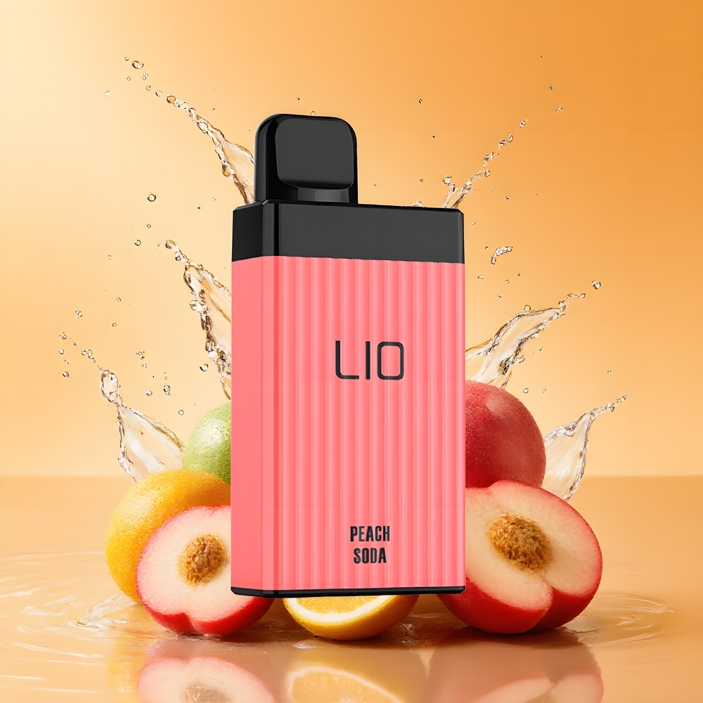LIO BOXX 4000 Puffs Nagykereskedés Magyarország 10ml Barack Szóda Eldobható vape