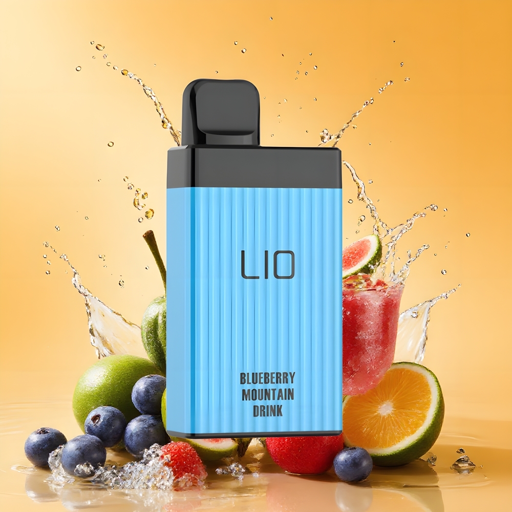 LIO BOXX 4000 Puffs Nagykereskedés Magyarország Type-C töltésű Eldobható Vape Áfonya Hegyi Ital