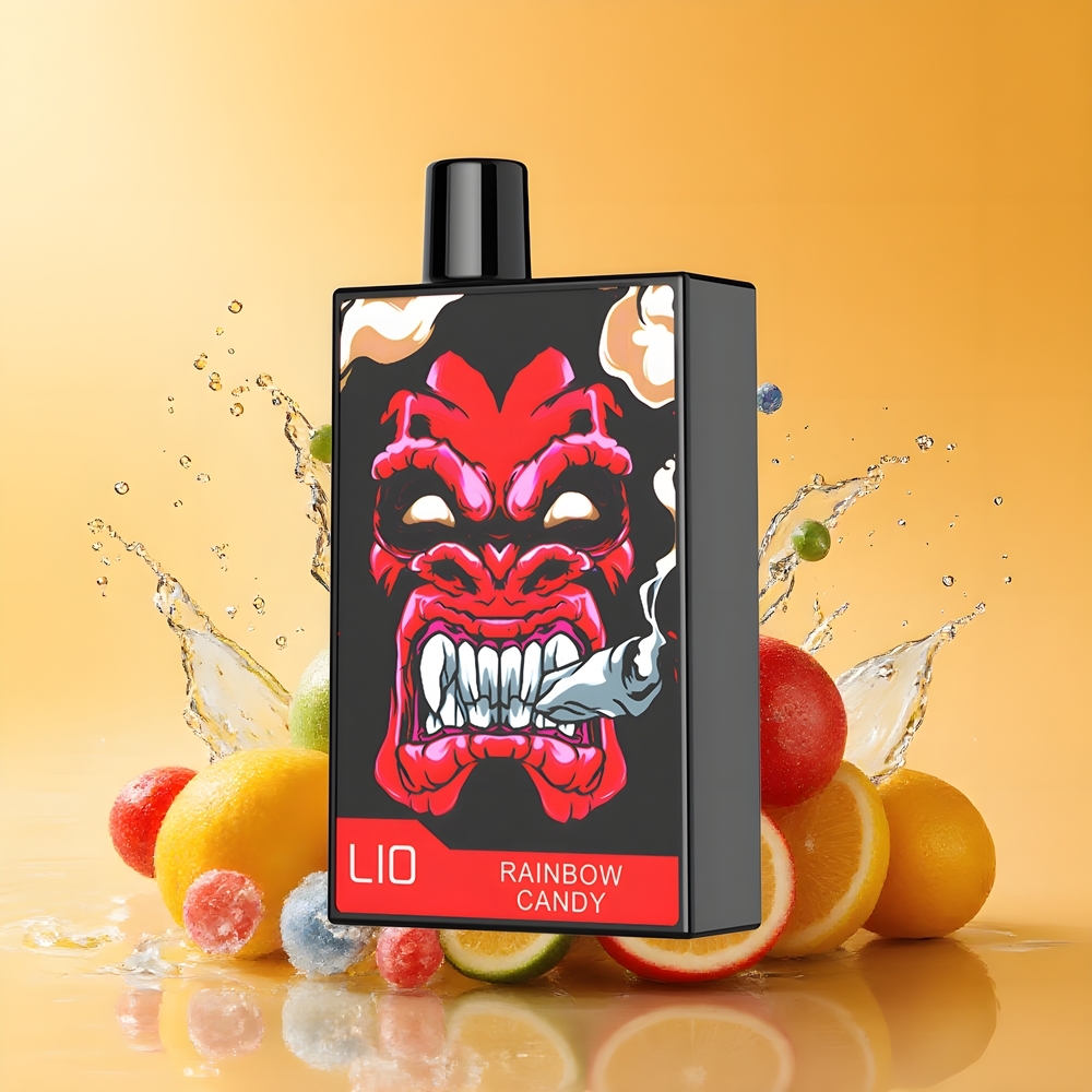 LIO CAPO 4500 Puffs Eldobható Vape Szivárványos Édesség Nagykereskedés Magyarország 12ml