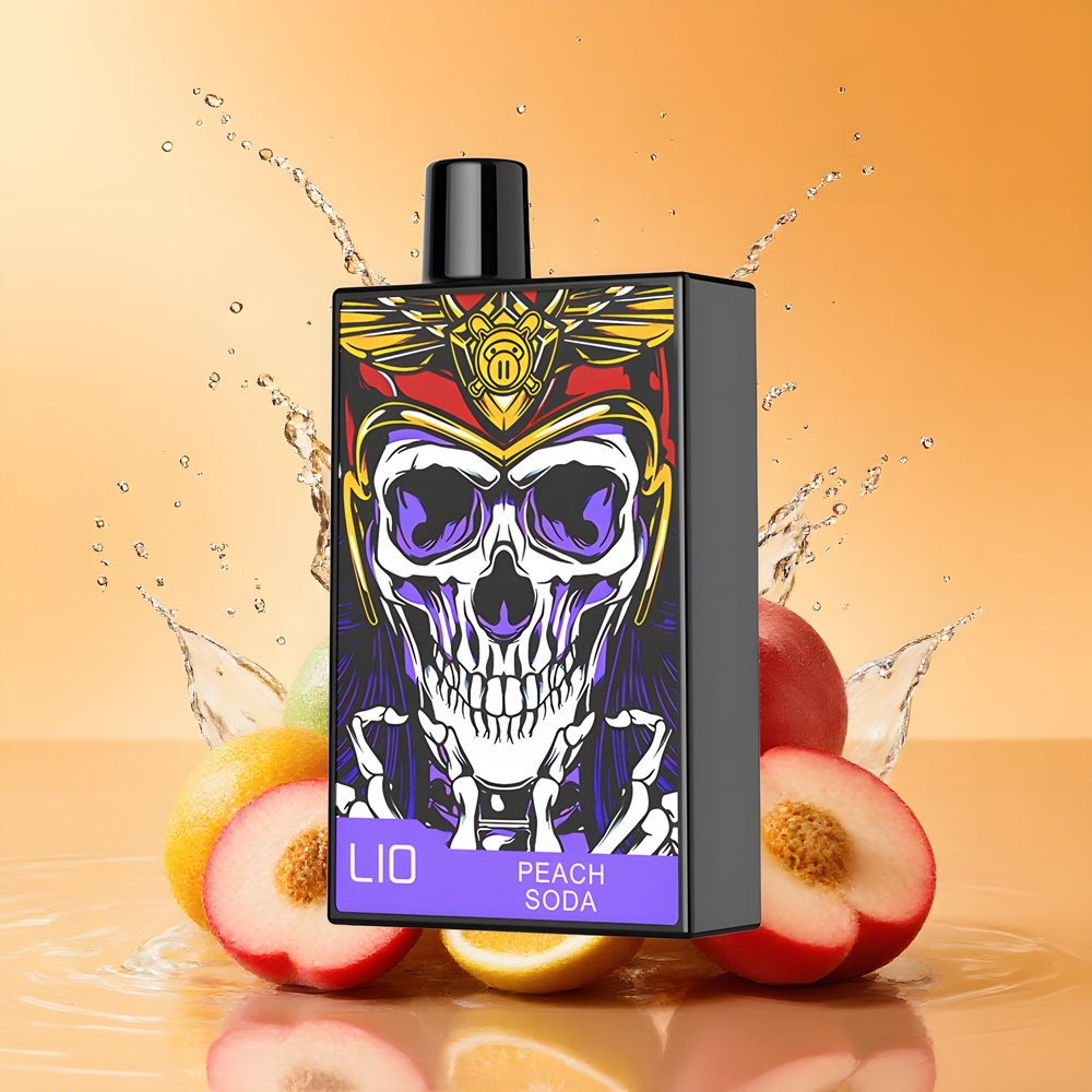 LIO CAPO 4500 Puffs Nagykereskedés Magyarország 12ml Barack Szóda Eldobható vape