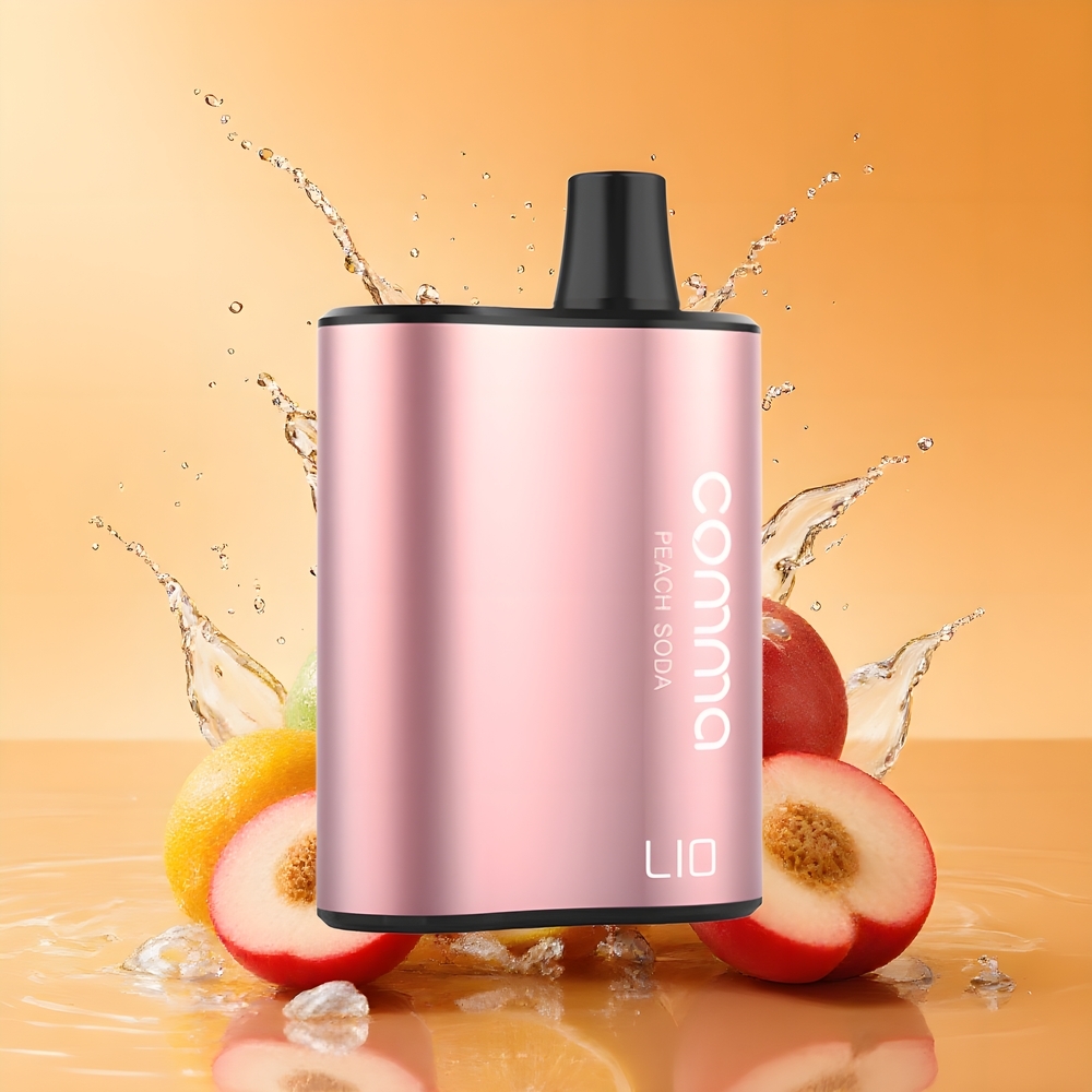 LIO COMMA 5000 Puffs Eldobható Vape Őszibarack Szóda Nagykereskedés Magyarország 15ml