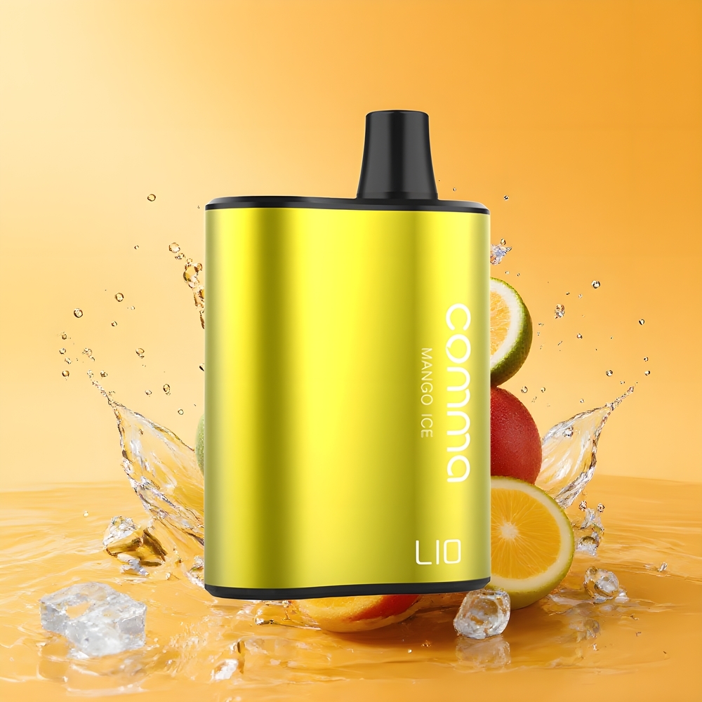 LIO COMMA 5000 Puffs Nagykereskedés Magyarország 15 ml Mangó Jég Eldobható vape