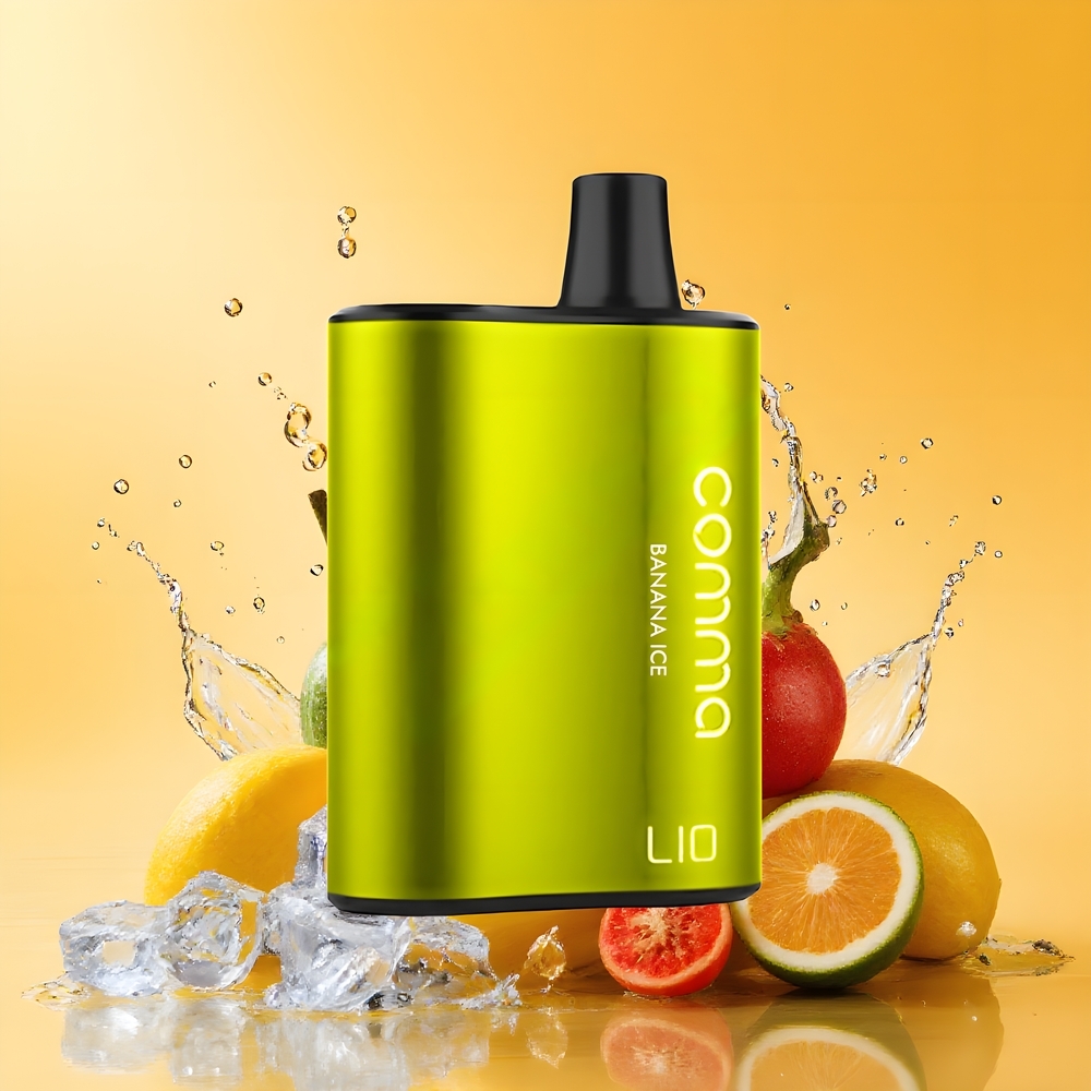 LIO COMMA 5000 Puffs Nagykereskedés Magyarország 15ml Banán Jég Eldobható vape