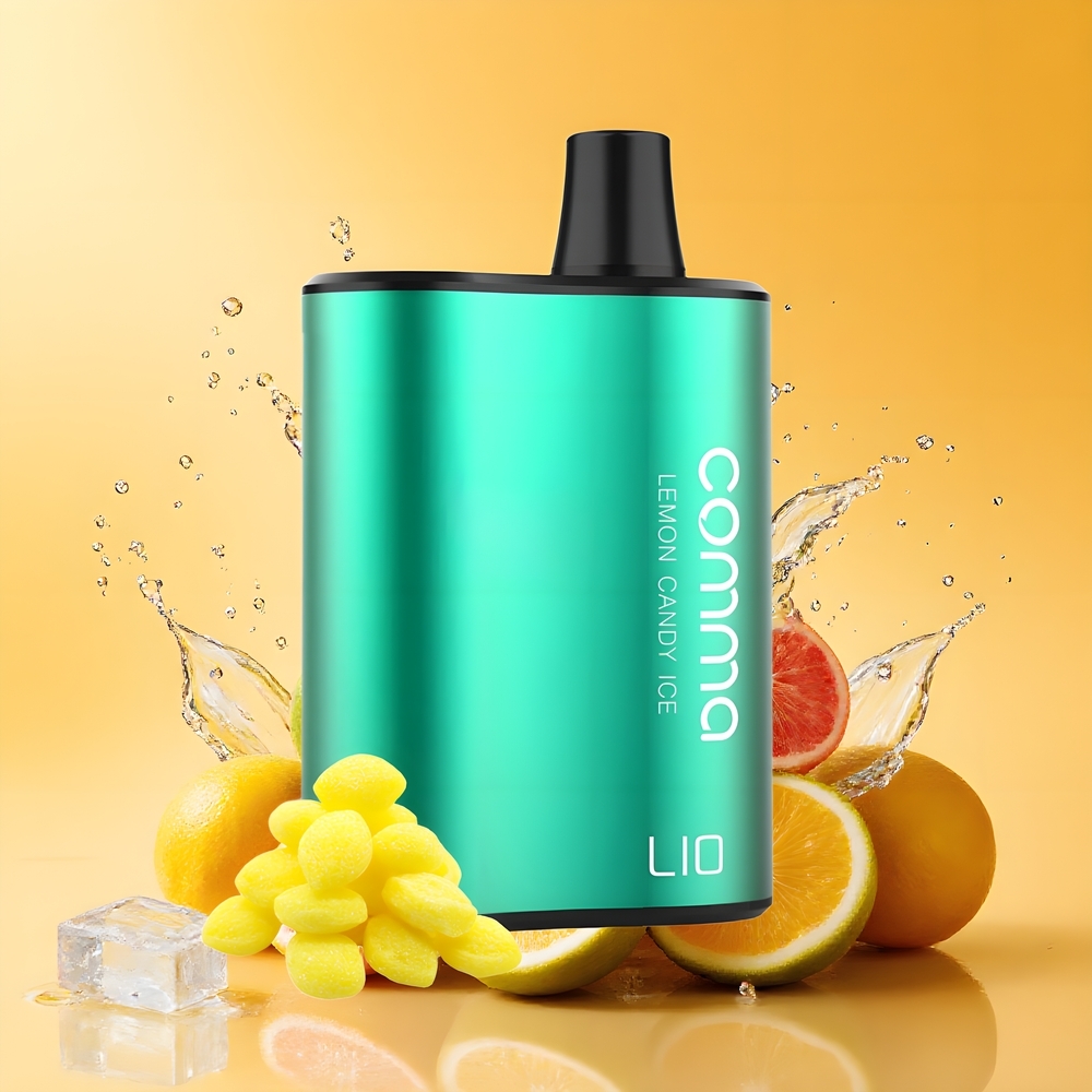 LIO COMMA 5000 Puffs Nagykereskedés Magyarország 15ml Citrom Cukorkás Jég Eldobható vape