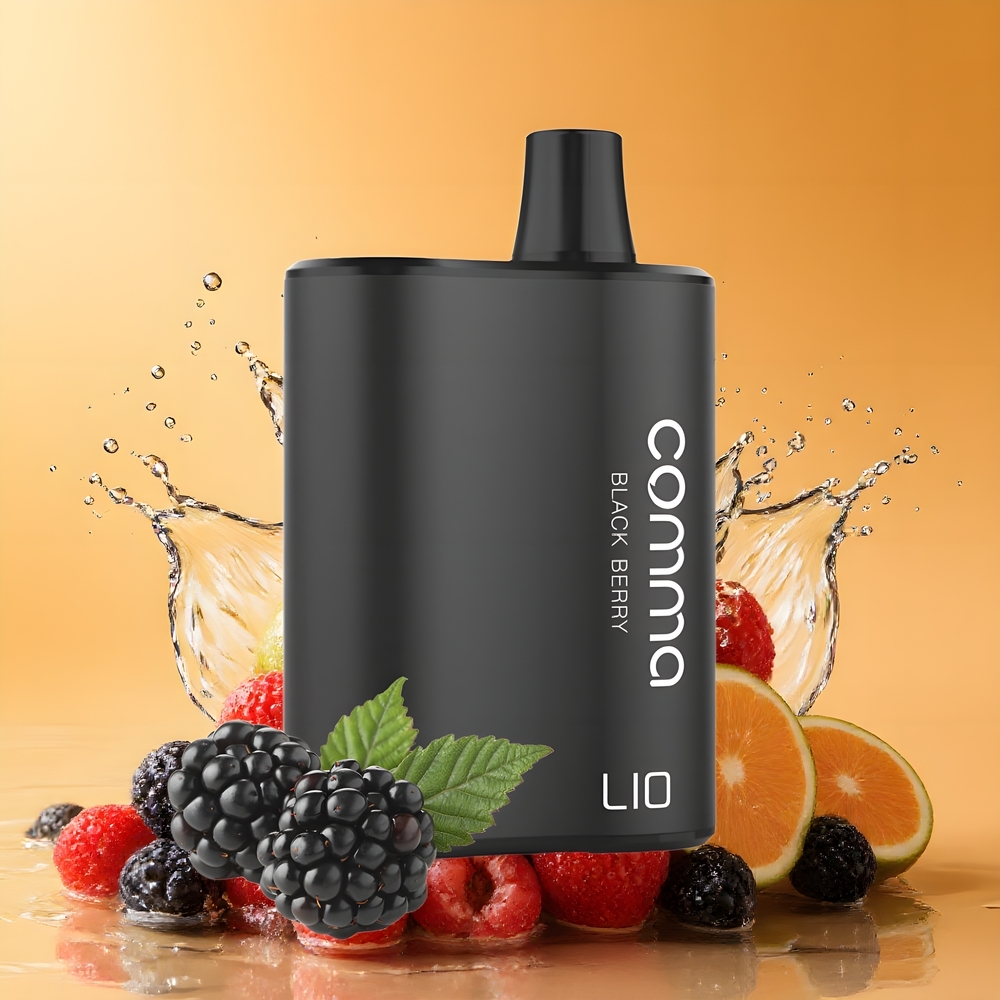 LIO COMMA 5000 Puffs Nagykereskedés Magyarország 15ml Fekete Bogyó