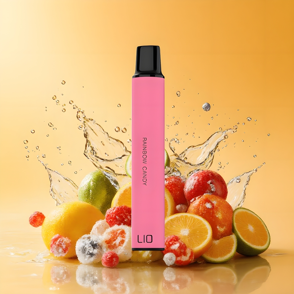 LIO Mini 600 Puffs Eldobható Vape Szivárványos Cukorka 400mAh Nagykereskedés Magyarország