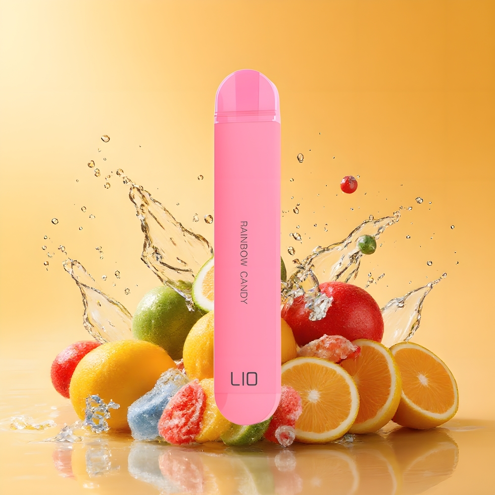 LIO NANO X 600 Puffs Eldobható Vape Szivárványos Édes Nagykereskedés Magyarország 500mAh