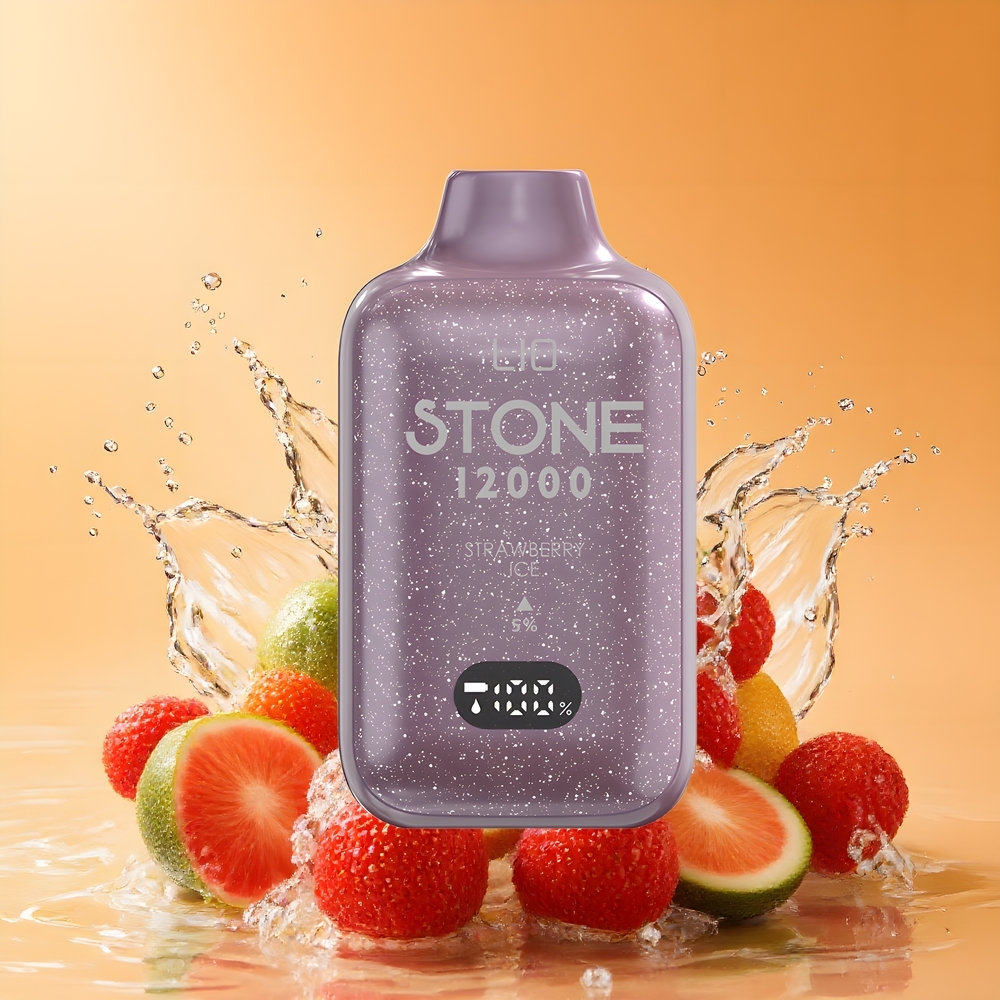 LIO Stone 12000 Puffs Nagykereskedés Magyarország 18ML Eper Jég Eldobható vape