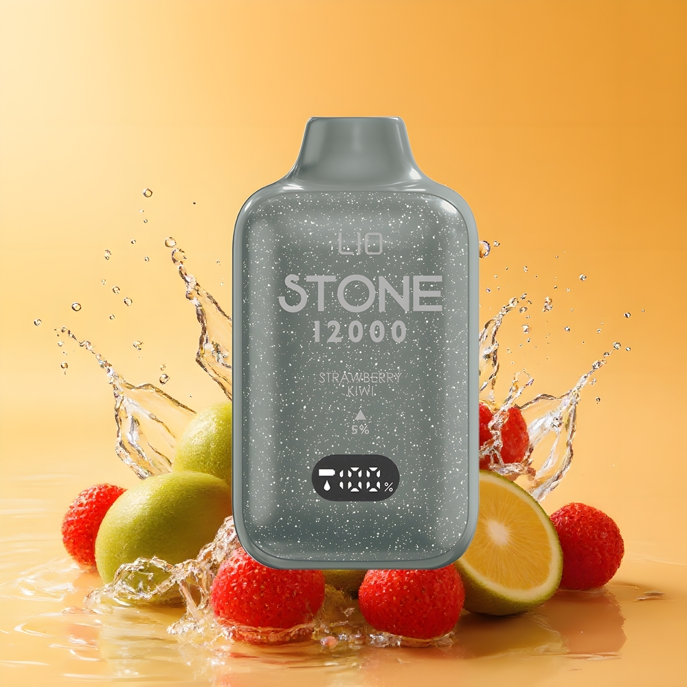 LIO Stone 12000 Puffs Nagykereskedés Magyarország 18ML Eper-Kiwi Eldobható Vape