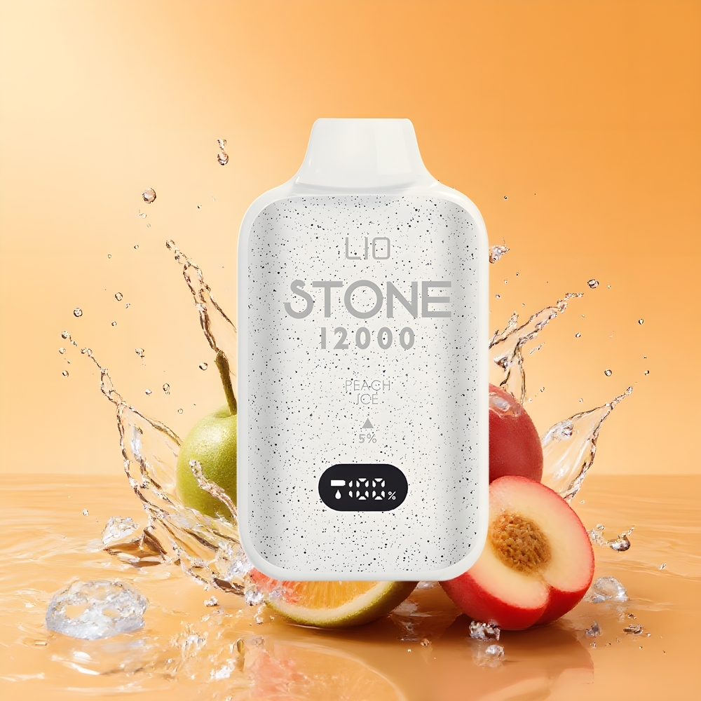 LIO Stone 12000 Puffs Nagykereskedés Magyarország 18ML Őszibarack Jég