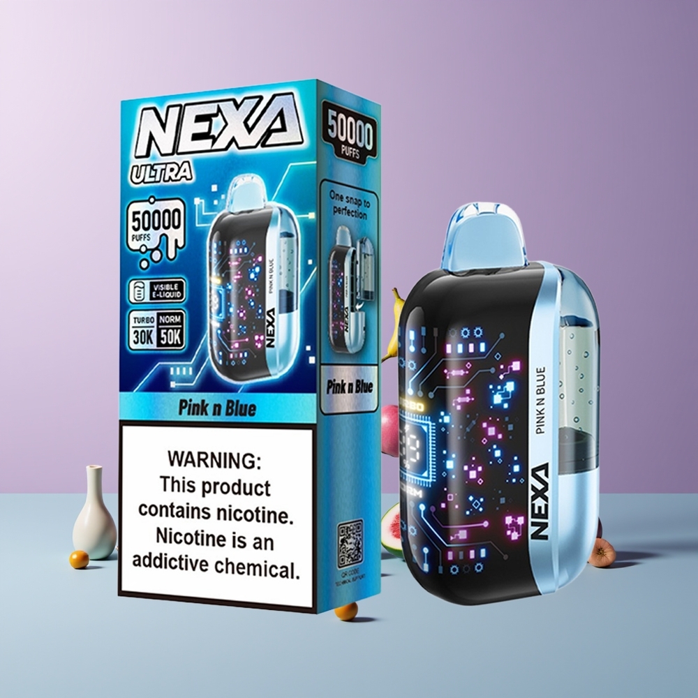 NEXA Ultra 50000 Puff Nagykereskedés Magyarország 20ml Prefilled Kék és Rózsaszín