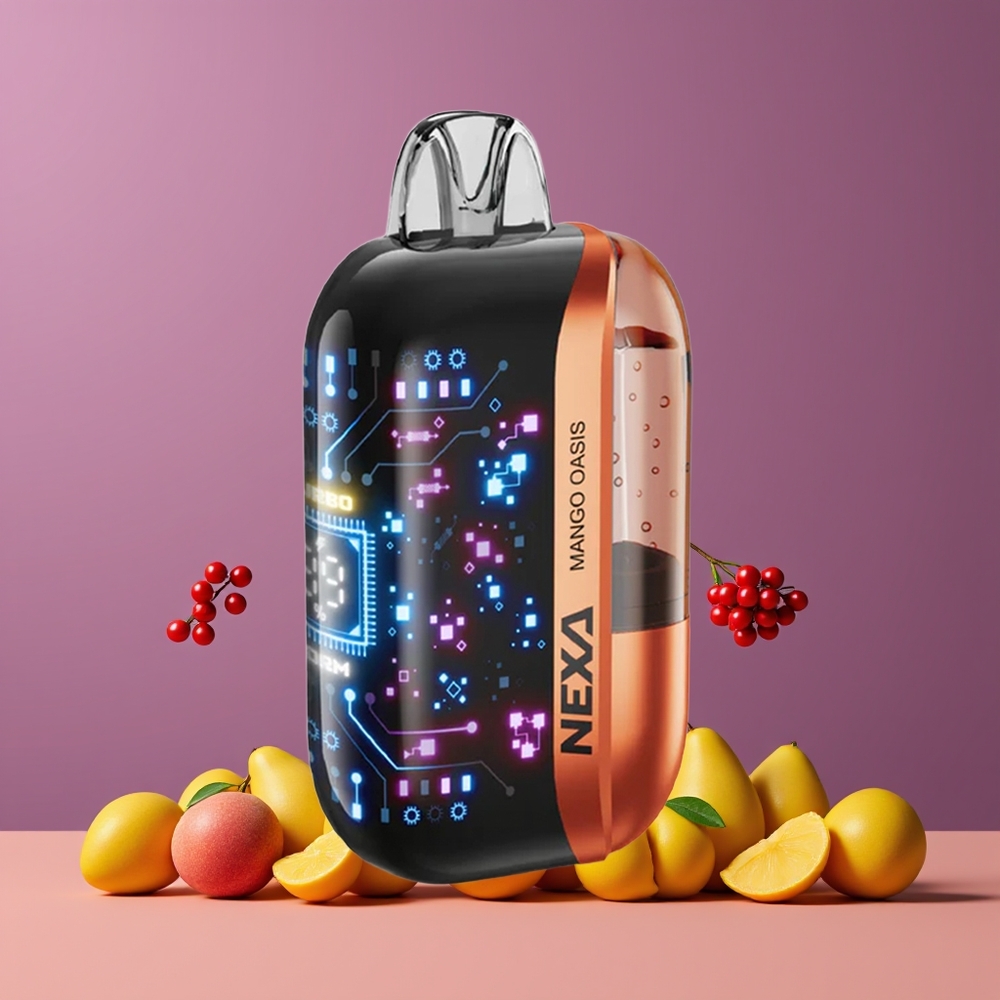 NEXA Ultra 50000 Puff Nagykereskedés Magyarország Mango Oázis 20ml Prefilled 5% Nikotin
