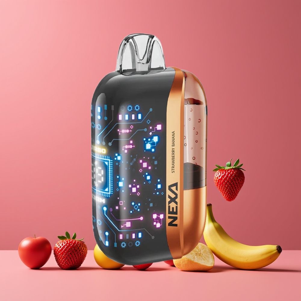 NEXA Ultra 50000 Puffs Eper Banán Nagykereskedés Magyarország 20ml Prefilled