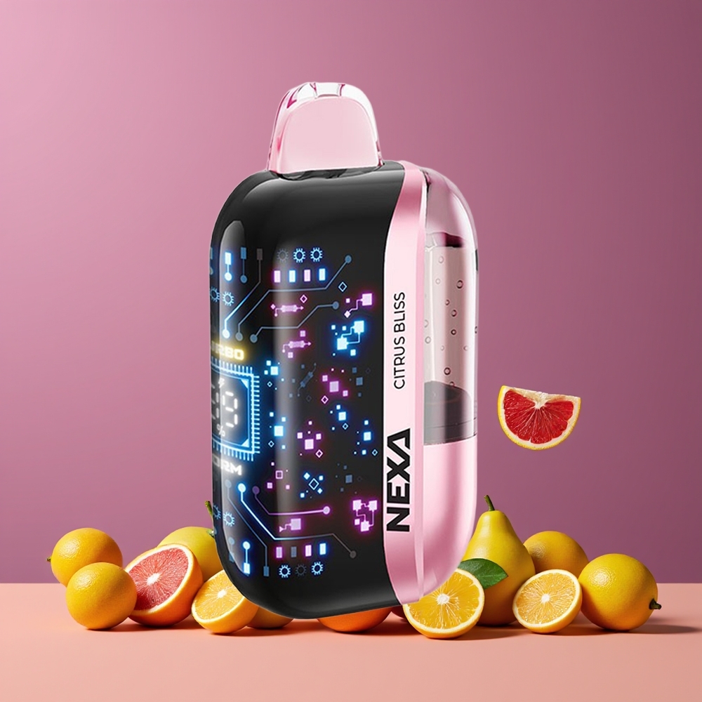 NEXA Ultra 50000 Puffs Nagykereskedés Magyarország Citrus Élvezet 3d Képernyő