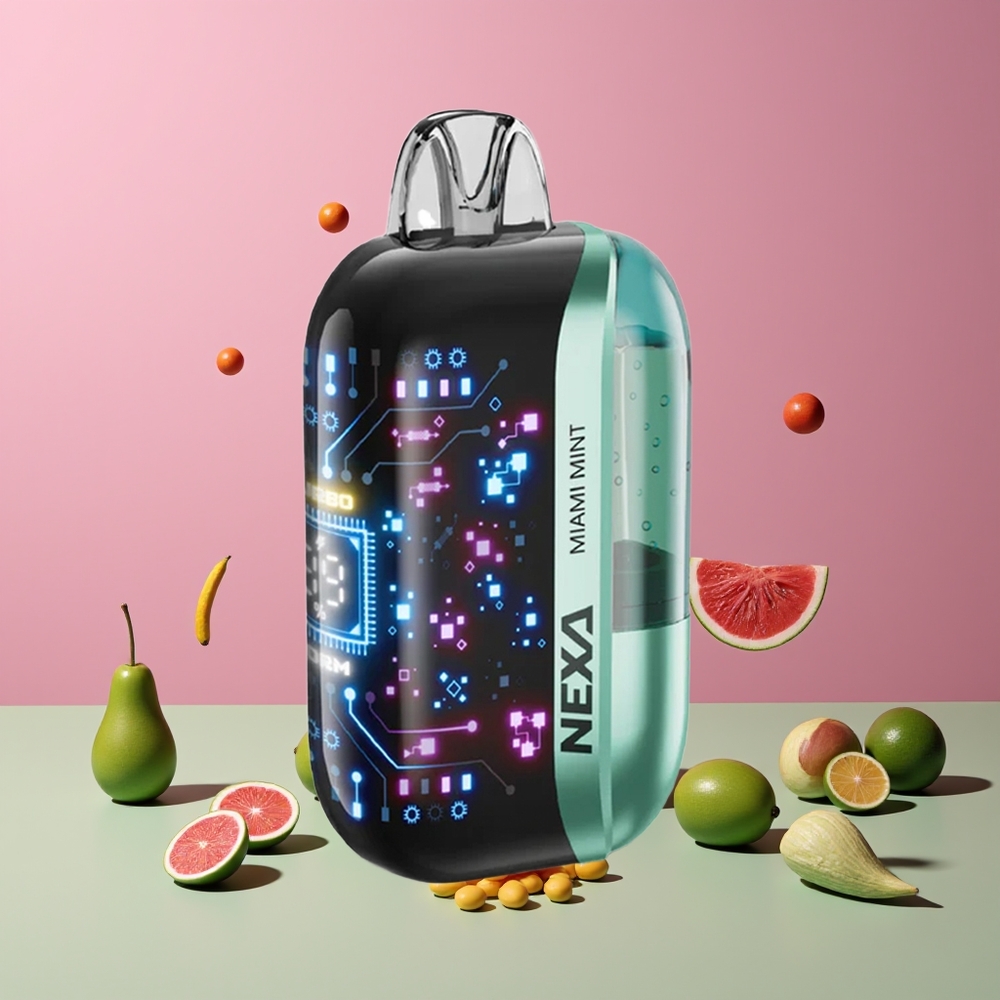 NEXA Ultra 50000 Puffs Nagykereskedés Magyarország Miami Menta Dual Mesh Coil