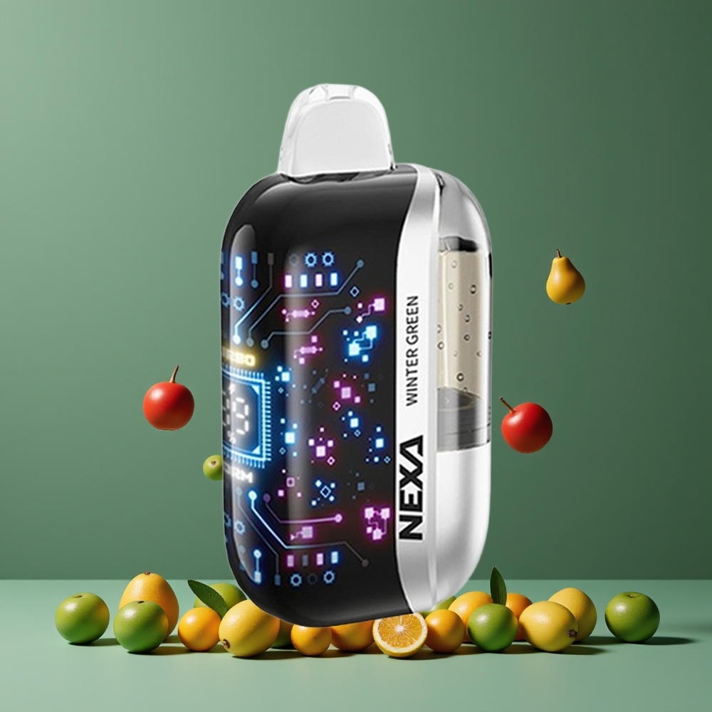 NEXA Ultra 50000 Puffs Nagykereskedés Magyarország Téli Zöld 20ml Típus-C feltöltés