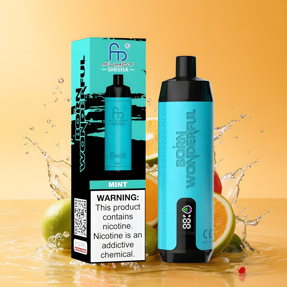 RandM Fumot Shisha 10000 Puffs 18ml Nagykereskedés Magyarország Menta