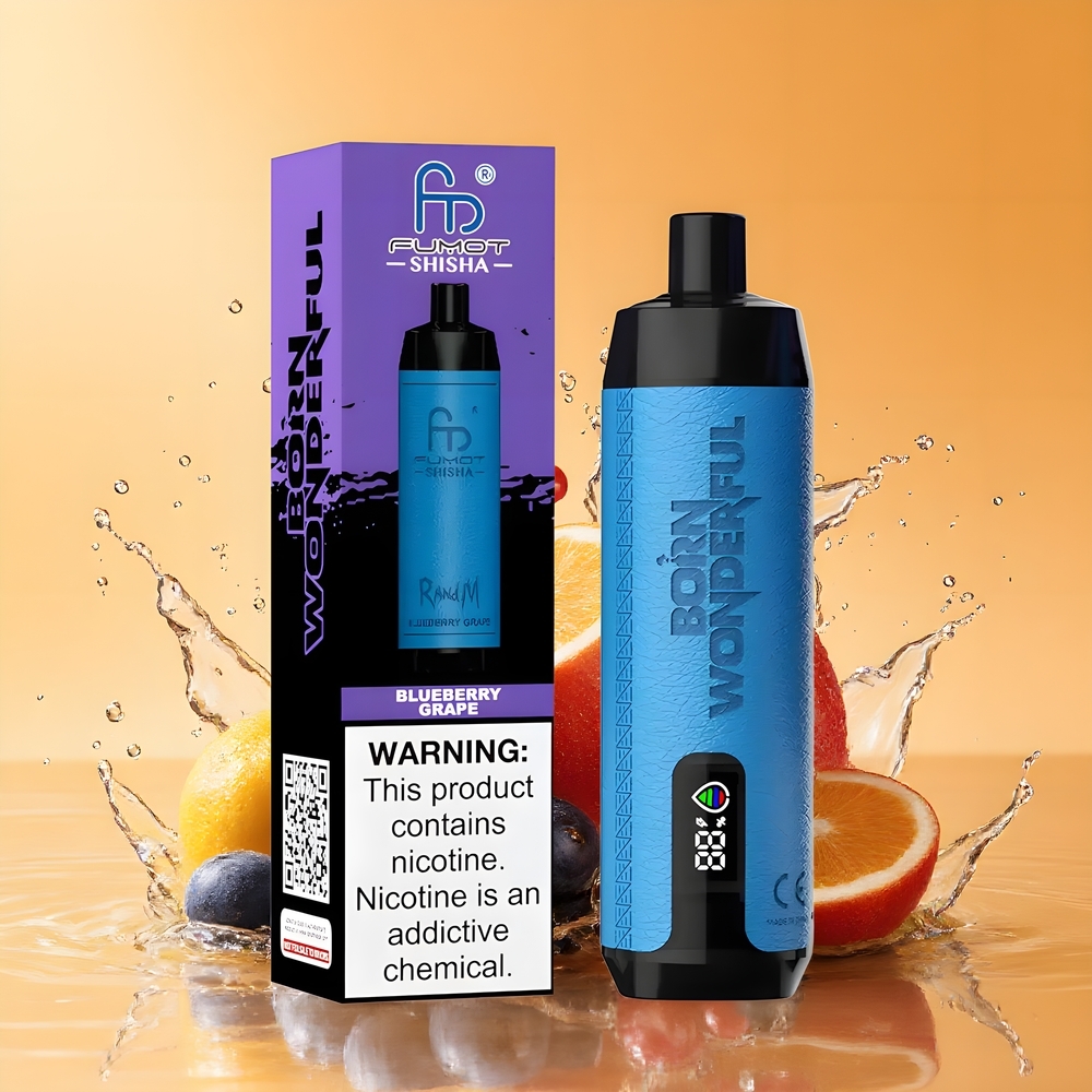RandM Fumot Shisha 10000 Puffs 850 mAh Nagykereskedés Magyarország Áfonya Szőlő