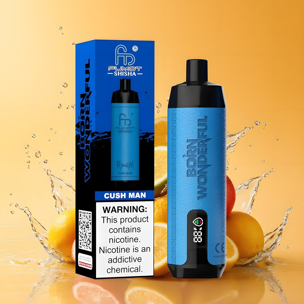RandM Fumot Shisha 10000 Puffs Mesh Coil Nagykereskedés Magyarország Cush Man
