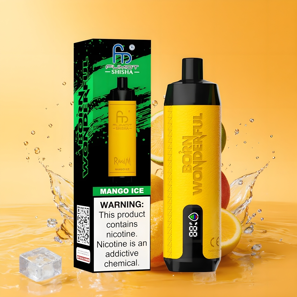 RandM Fumot Shisha 10000 Puffs Nagykereskedés Magyarország 18ml Mango Jég