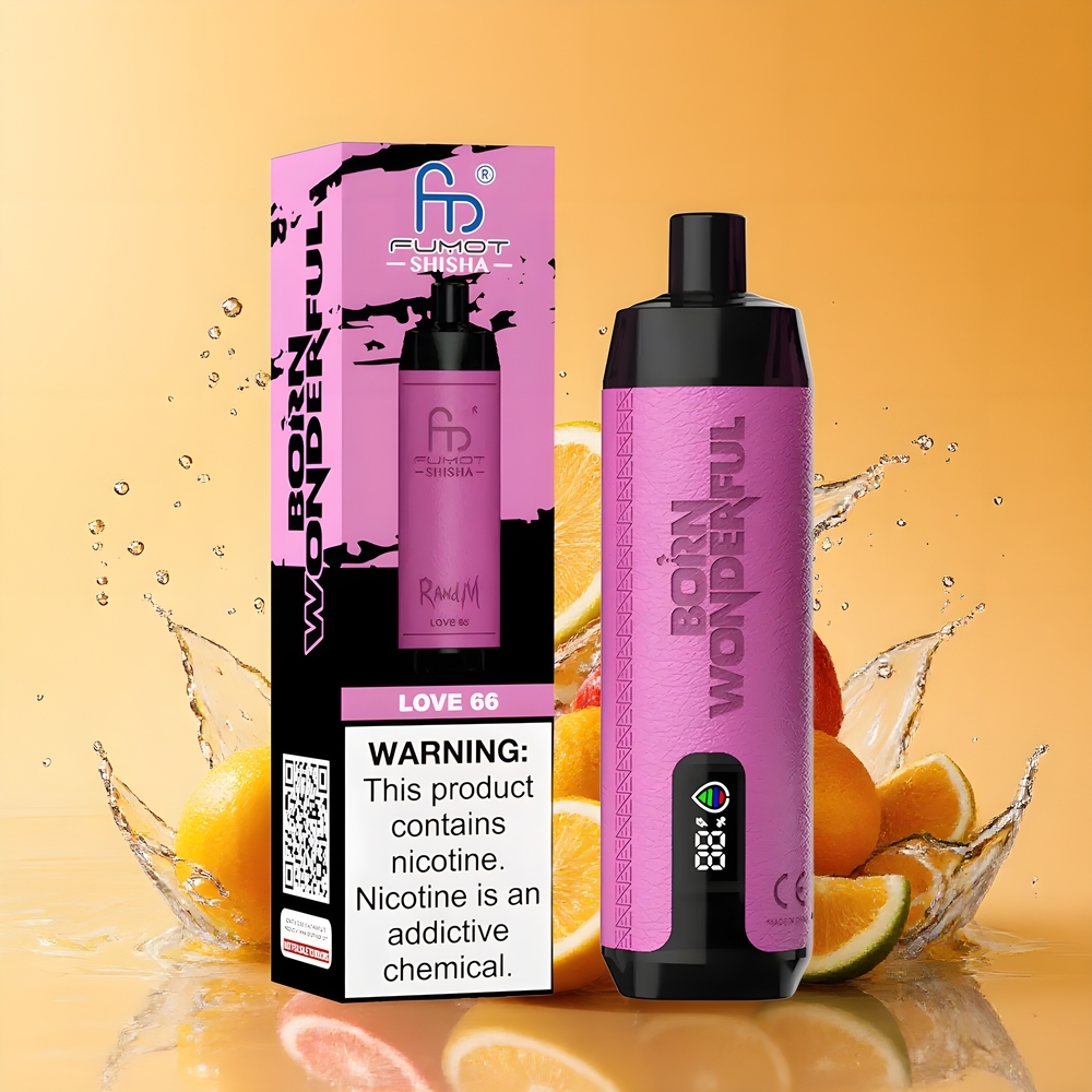 RandM Fumot Shisha 10000 Puffs Nagykereskedés Magyarország 18ml Prefilled Szerelmes 66
