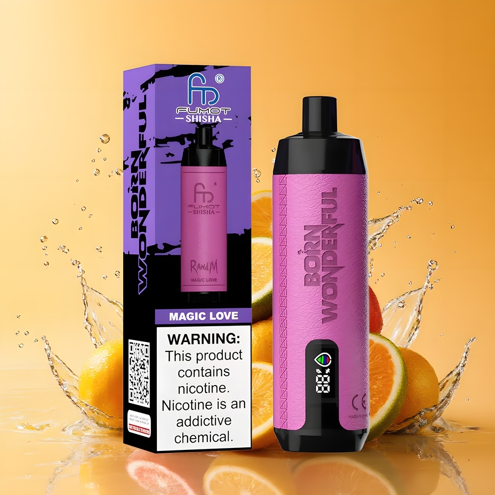 RandM Fumot Shisha 10000 Puffs Nagykereskedés Magyarország 18ml e-liquid Mágikus Szerelem