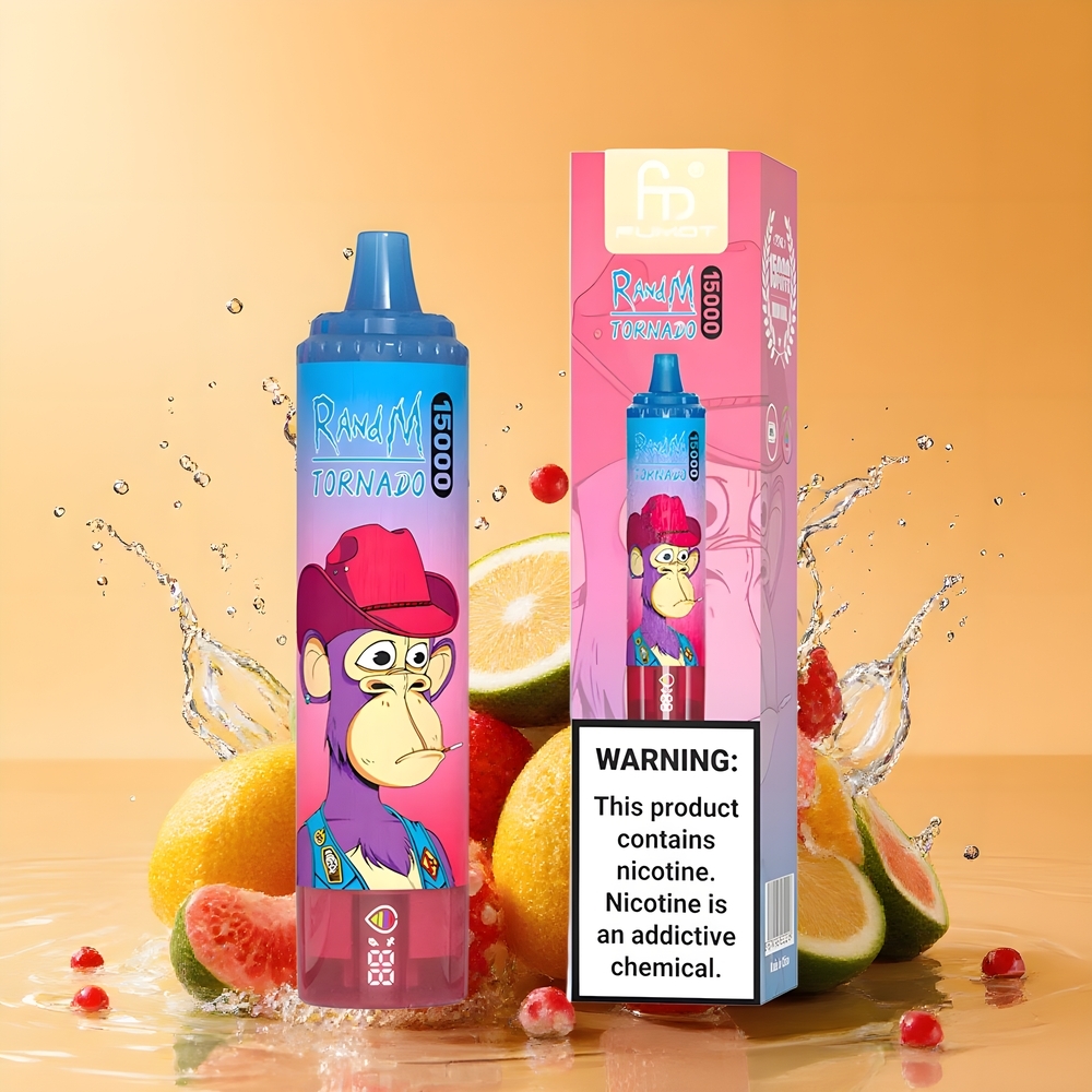 RandM Fumot Tornado 15000 Puffs LCD Kevert Bogyós Nagykereskedés Magyarország