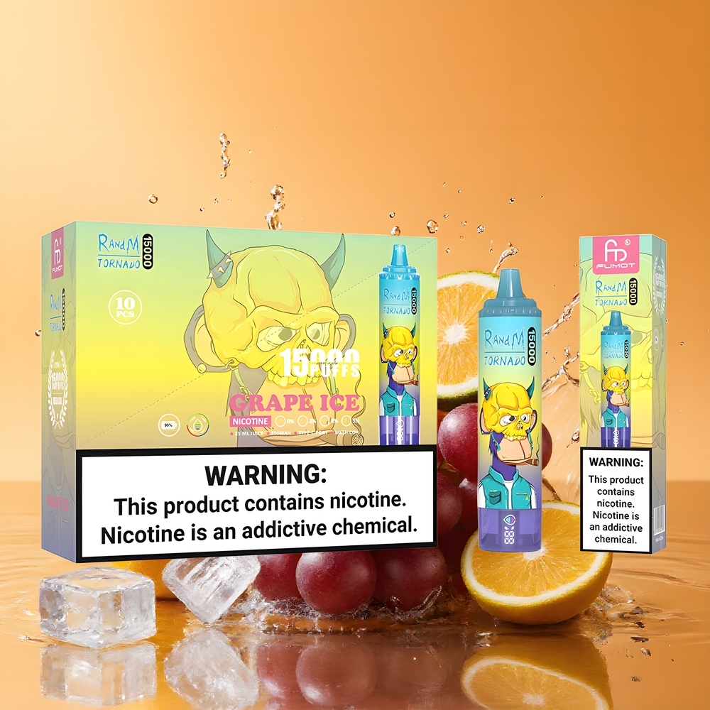 RandM Fumot Tornado 15000 Puffs LCD Nagykereskedés Magyarország Jégbor