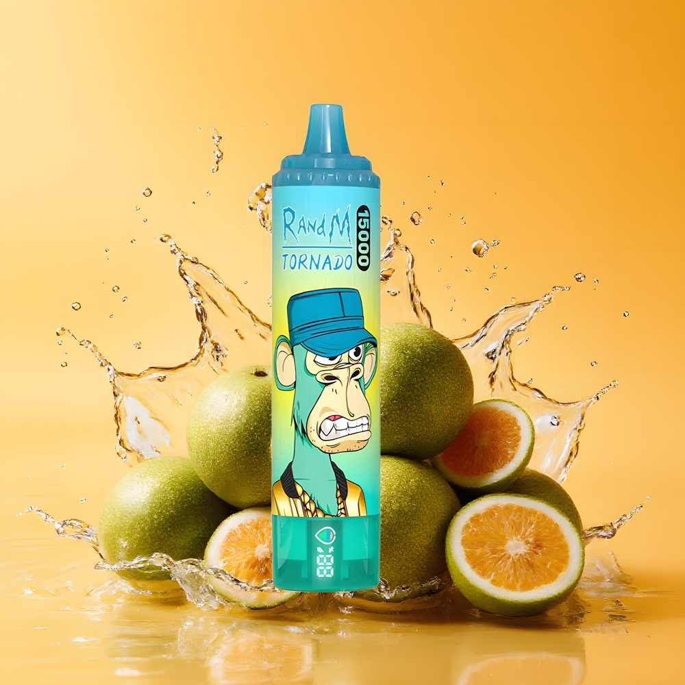 RandM Fumot Tornado 15000 Puffs Nagykereskedés Magyarország Kiwi Pácsit Guava LCD Kijelző