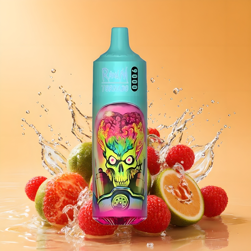 RandM Fumot Tornado 9000 Puffs Eper Málna Cseresznye Jég Nagykereskedés Magyarország