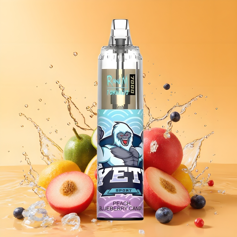 RandM Fumot Tornado 7000 Nagykereskedés Magyarország 14ML E-liquid Őszibarack Áfonya Cukorka