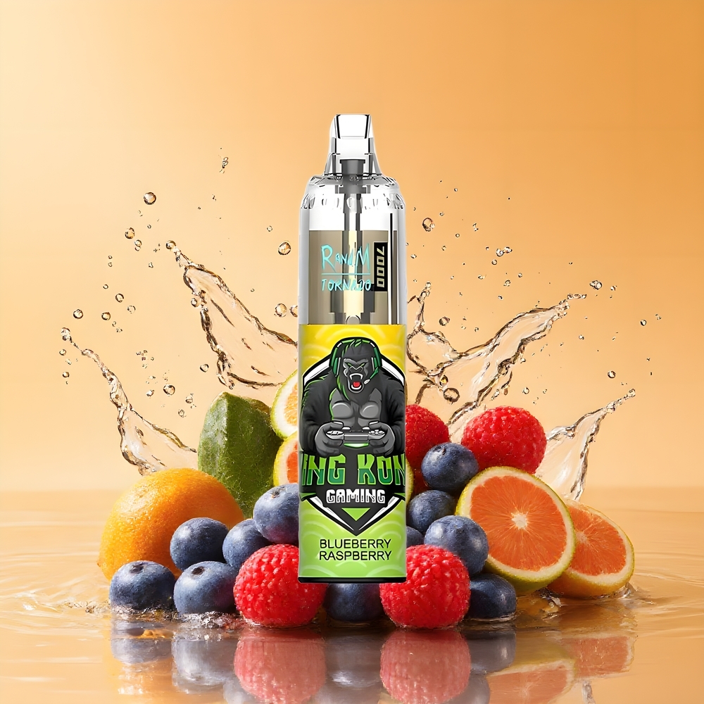 RandM Fumot Tornado 7000 Nagykereskedés Magyarország Átbocsátható Vape Áfonya Málna Mesh Coil