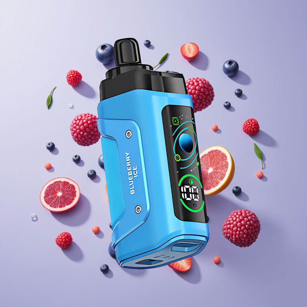 Razz Bar 45000 Puffs Adjustable Airflow Eldobható E-szigeti Áfonya Jég Nagykereskedés Magyarország