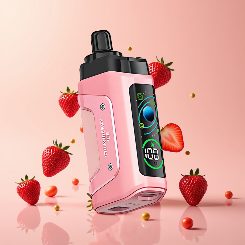 Razz Bar 45000 Puffs Adjustable Airflow Eldobható Vape Eper Jég Nagykereskedés Magyarország